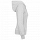 Felpa eco-sostenibile donna con cappuccio e zip K4031 Kariban