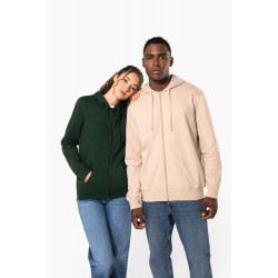 Felpa in tessuto riciclato con zip e cappuccio unisex K4042 Kariban