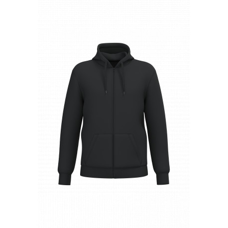 Felpa in tessuto riciclato con zip e cappuccio unisex K4042 Kariban