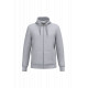 Felpa in tessuto riciclato con zip e cappuccio unisex K4042 Kariban