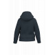 Felpa in materiale riciclato con zip e cappuccio bambino K4045 Kariban
