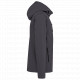 Giacca unisex Softshell a 3 strati con cappuccio e maniche staccabili K422 Kariban