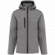 Giacca unisex Softshell a 3 strati con cappuccio e maniche staccabili K422 Kariban