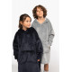 Plaid poncho bambino K430 Kariban