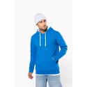 Felpa uomo con cappuccio a contrasto K446 Kariban