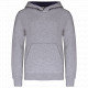 Felpa bambino con cappuccio a contrasto K453 Kariban