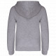 Felpa bambino con cappuccio a contrasto K453 Kariban