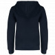 Felpa bambino con cappuccio a contrasto K453 Kariban