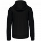 Felpa uomo con cappuccio full zip K454 Kariban