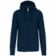 Felpa uomo con cappuccio full zip K454 Kariban