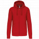 Felpa uomo con cappuccio full zip K454 Kariban