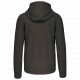 Felpa uomo con cappuccio full zip K454 Kariban