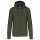 Felpa uomo con cappuccio full zip K454 Kariban