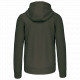 Felpa uomo con cappuccio full zip K454 Kariban