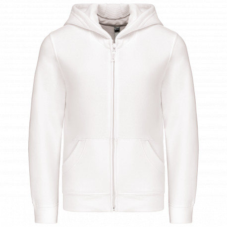 Felpa bambino full zip con cappuccio K455 Kariban