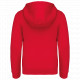 Felpa bambino full zip con cappuccio K455 Kariban