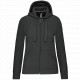 Felpa donna con cappuccio full zip K464 Kariban