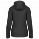 Felpa donna con cappuccio full zip K464 Kariban