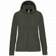 Felpa donna con cappuccio full zip K464 Kariban