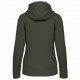 Felpa donna con cappuccio full zip K464 Kariban