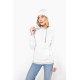 Felpa donna con cappuccio a contrasto K465 Kariban