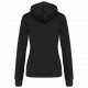 Felpa donna con cappuccio a contrasto K465 Kariban