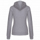 Felpa donna con cappuccio a contrasto K465 Kariban