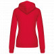 Felpa donna con cappuccio a contrasto K465 Kariban