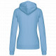 Felpa donna con cappuccio a contrasto K465 Kariban