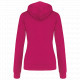 Felpa donna con cappuccio a contrasto K465 Kariban