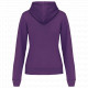 Felpa donna con cappuccio a contrasto K465 Kariban