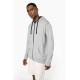 Felpa uomo con cappuccio a contrasto full zip K466 Kariban