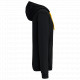 Felpa uomo con cappuccio a contrasto full zip K466 Kariban