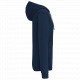 Felpa uomo con cappuccio a contrasto full zip K466 Kariban