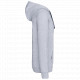 Felpa uomo con cappuccio a contrasto full zip K466 Kariban