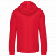 Felpa uomo con cappuccio a contrasto full zip K466 Kariban