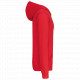 Felpa uomo con cappuccio a contrasto full zip K466 Kariban