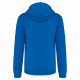 Felpa uomo con cappuccio a contrasto full zip K466 Kariban