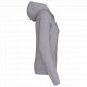 Felpa donna con cappuccio a contrasto full zip K467 Kariban