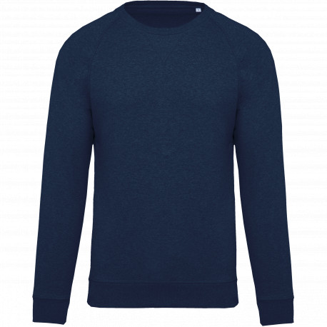 Felpa uomo BIO girocollo manica raglan NON GARZATA K480 Kariban