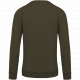 Felpa uomo BIO girocollo manica raglan NON GARZATA K480 Kariban