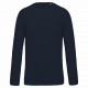 Felpa uomo BIO girocollo manica raglan NON GARZATA K480 Kariban
