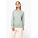 Felpa donna BIO girocollo manica raglan NON GARZATA K481 Kariban