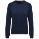 Felpa donna BIO girocollo manica raglan NON GARZATA K481 Kariban