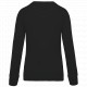 Felpa donna BIO girocollo manica raglan NON GARZATA K481 Kariban