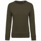 Felpa donna BIO girocollo manica raglan NON GARZATA K481 Kariban