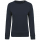 Felpa donna BIO girocollo manica raglan NON GARZATA K481 Kariban