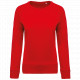 Felpa donna BIO girocollo manica raglan NON GARZATA K481 Kariban