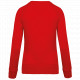 Felpa donna BIO girocollo manica raglan NON GARZATA K481 Kariban