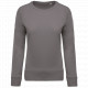 Felpa donna BIO girocollo manica raglan NON GARZATA K481 Kariban